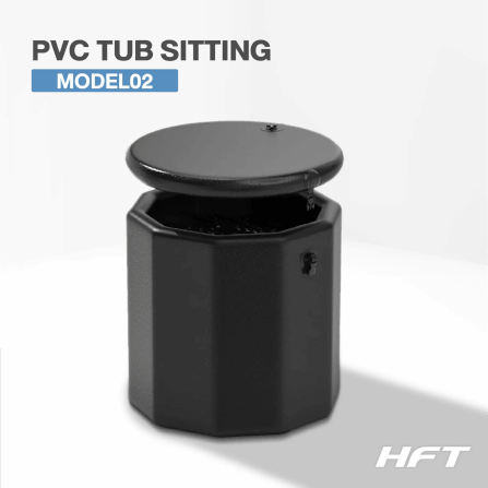 อ่างแช่น้ำเย็น HOMEFITTOOLS รุ่น PVC TUB SITTING แบบนั่ง ทรงเหลี่ยม แบบเป่าลม ICE BATH_1